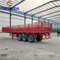 60 Ton 12 Wheels Fence Cargo Trailer